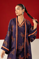 2 Pc Printed Linen Suit