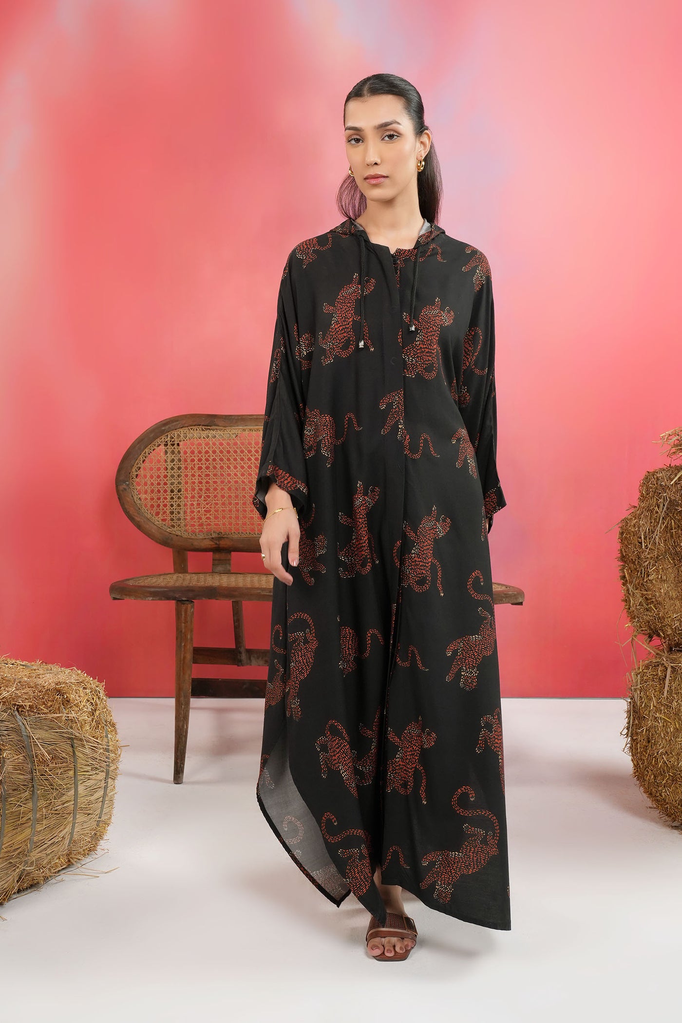 Printed Linen Tunic