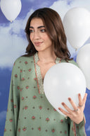 2 Pc Printed Karandi Suit