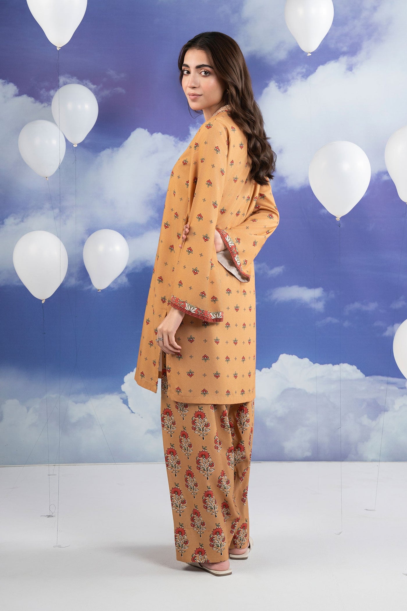 2 Pc Printed Karandi Suit
