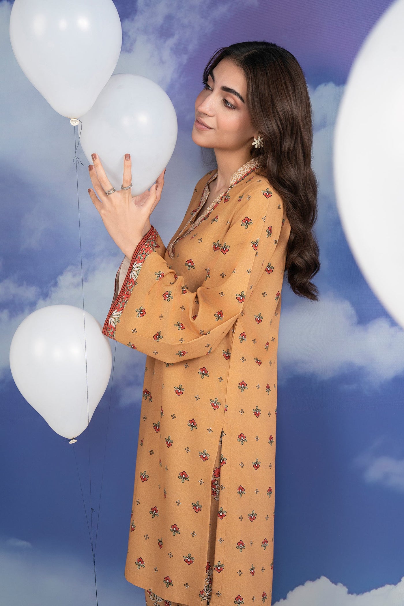 2 Pc Printed Karandi Suit