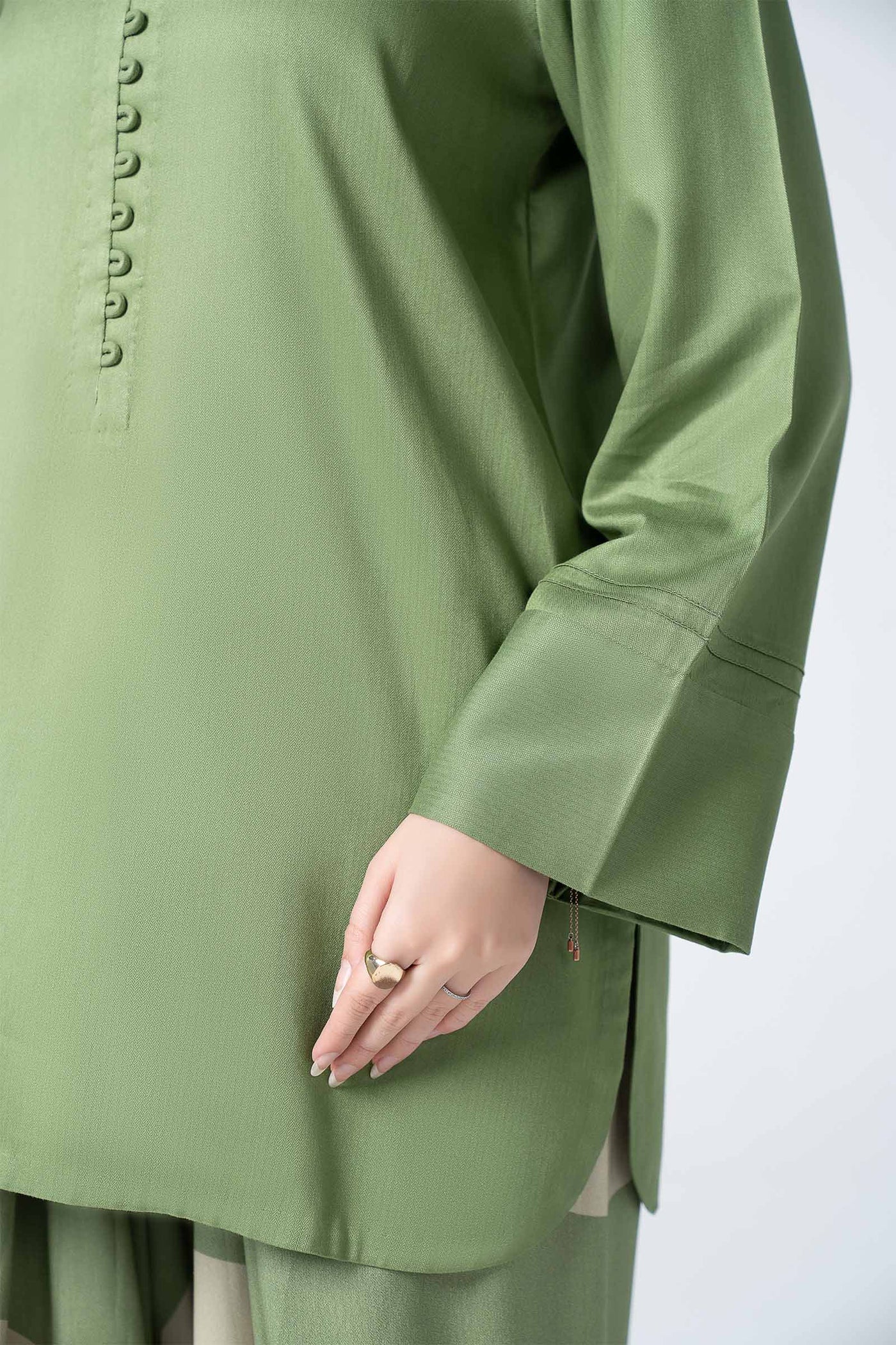 2 Pc Printed Herringbone Suit