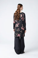 2 Pc Embroidered Silk Slub Suit