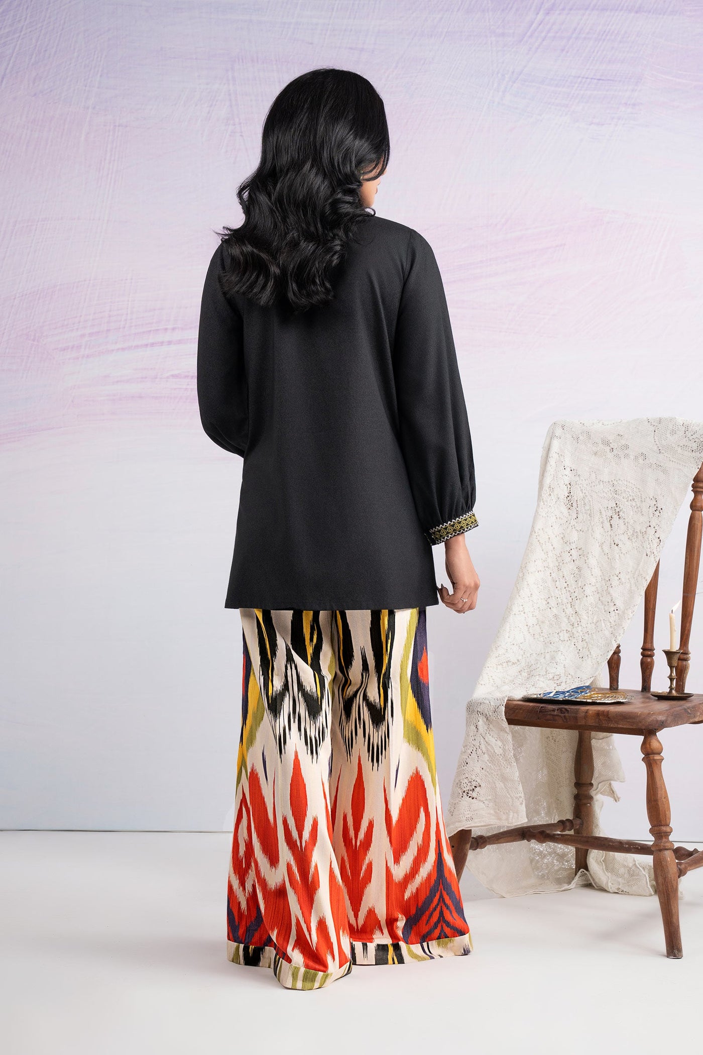 2 Pc Embroidered Karandi Suit