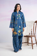2 Pc Embroidered Dobby Viscose Suit