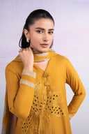 3 Pc Embroidered Twill Suit
