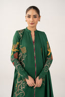 3 Pc Embroidered Dobby Lurex Suit