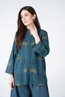 2 Pc Printed Twill Suit