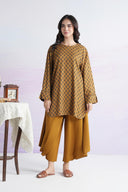 2 Pc Printed Twill Suit