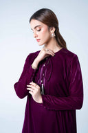 3 Pc Dyed Velvet Suit