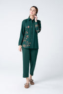 Embroidered Crosshatch Shirt