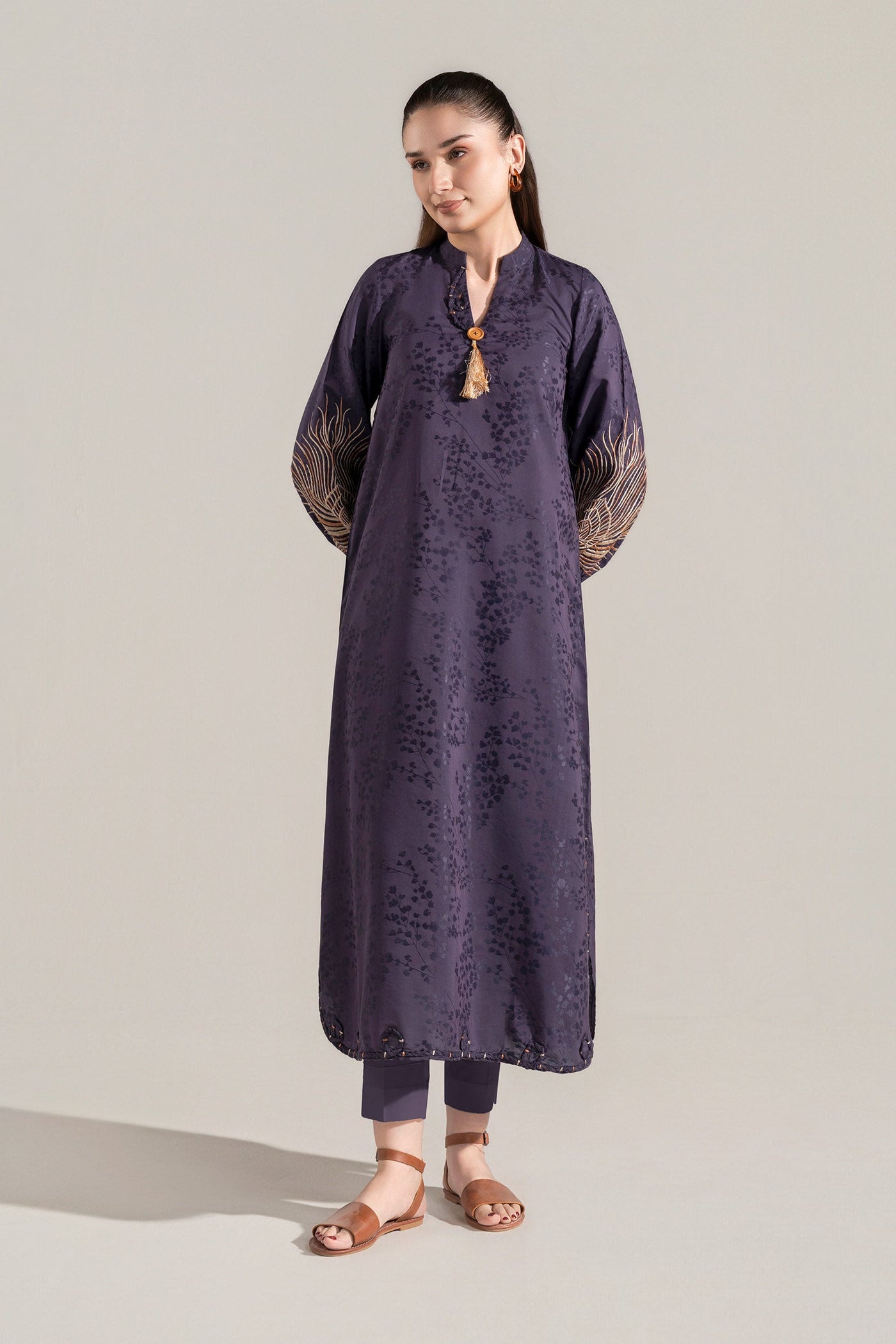 Embroidered Twill Shirt