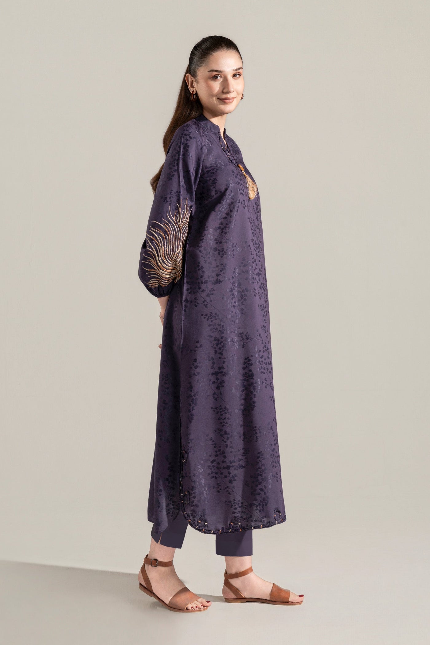 Embroidered Twill Shirt