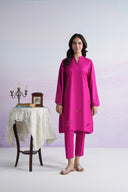 2 Pc Embroidered Twill Suit