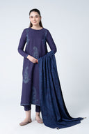 3 Pc Embroidered Dobby Cotton Suit