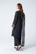 3 Pc Embroidered Twill Suit