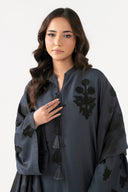 2 Pc Embroidered Herringbone Suit