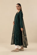 2 Pc Embroidered Herringbone Suit