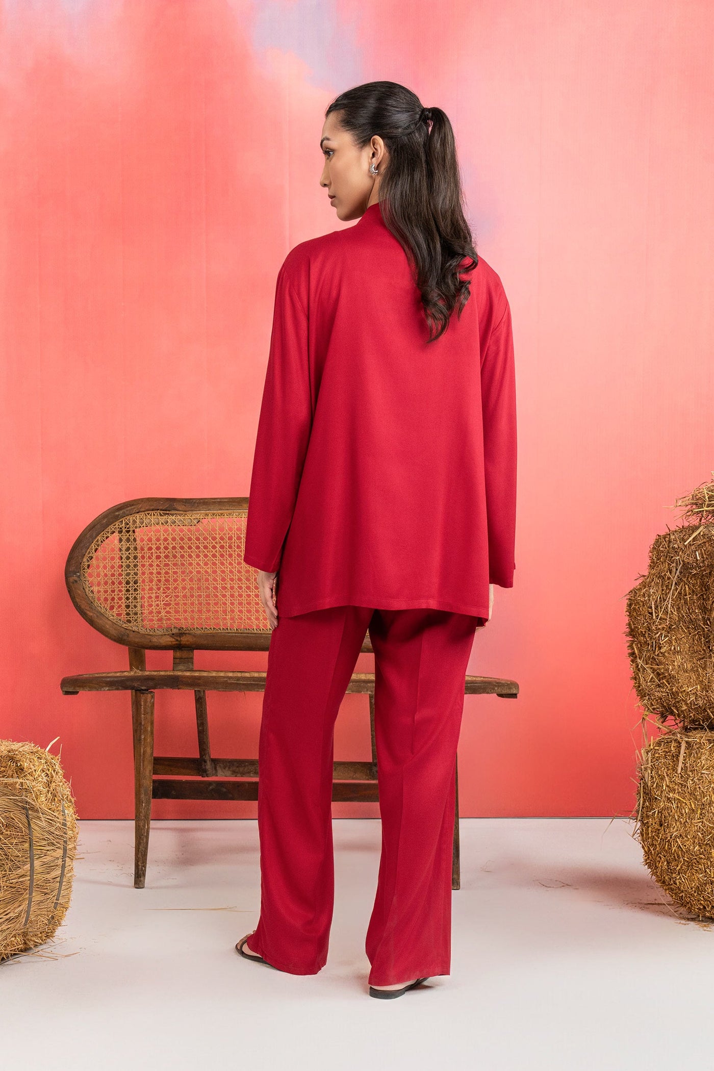 3 Pc Dyed Twill Suit