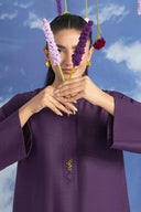 2 Pc Dyed Karandi Suit