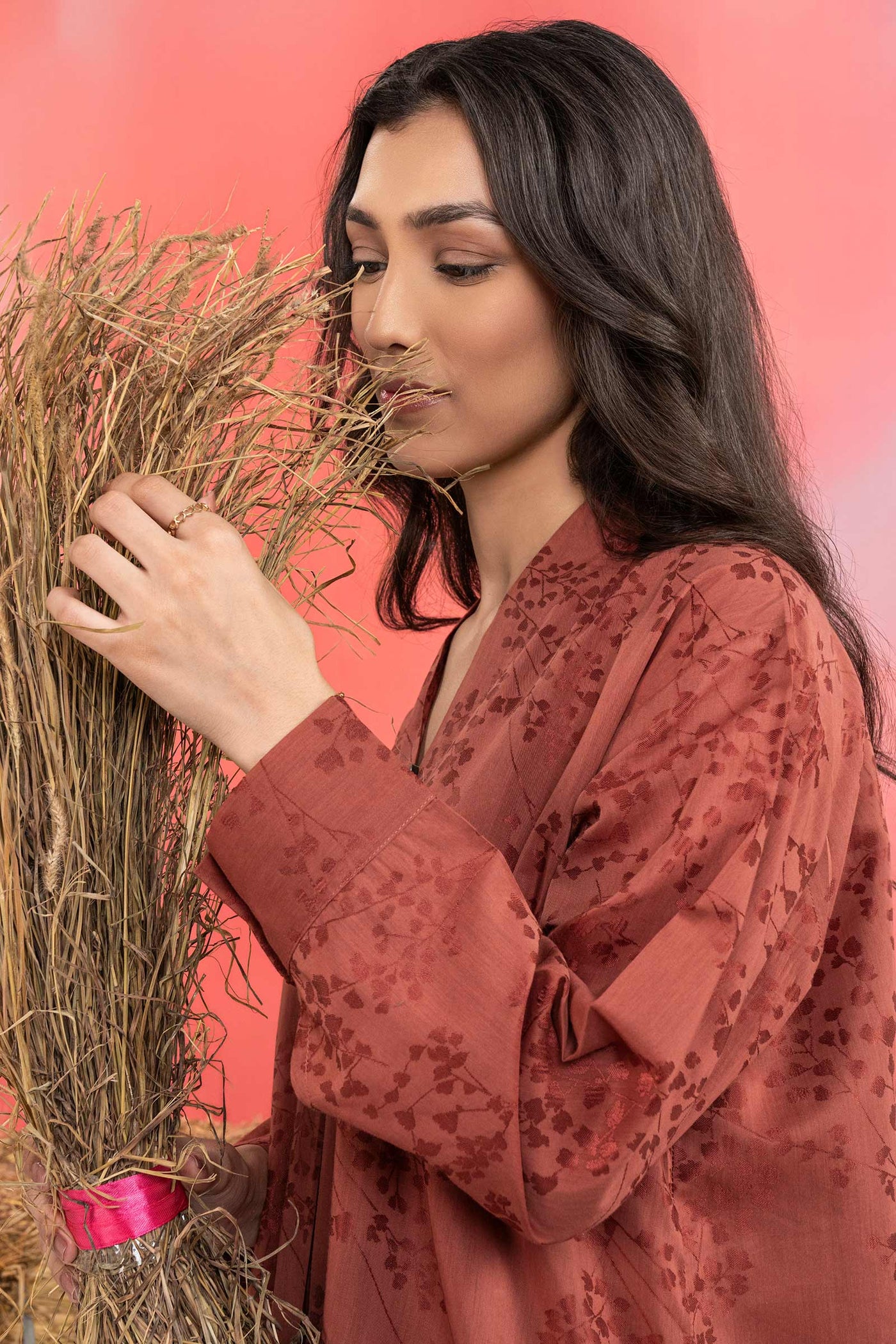 2 Pc Dyed Filament Viscose Suit