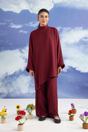 2 Pc Dyed Poly Wrinkle Suit