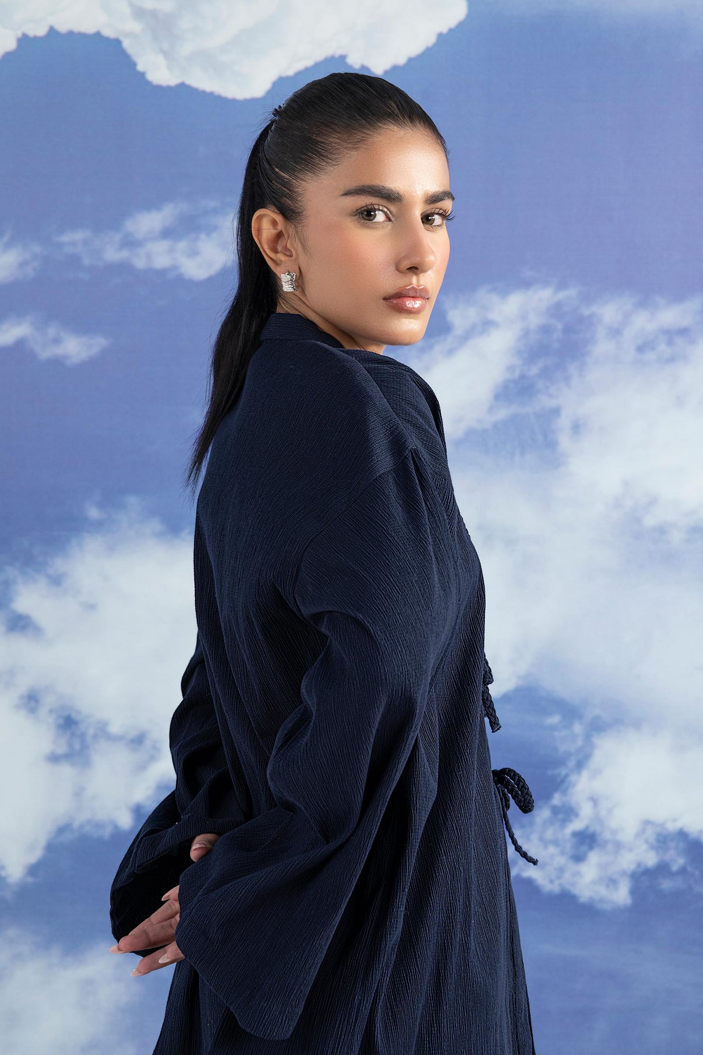 2 Pc Dyed Seer Sucker Suit