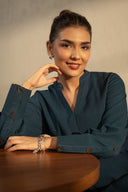 2 Pc Dyed Seer Sucker Suit