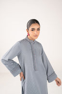 2 Pc Dyed Khaddar Jacquard Suit