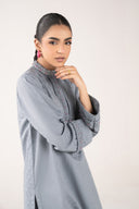 2 Pc Dyed Khaddar Jacquard Suit