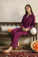 2 Pc Embroidered Alpine Wool Suit