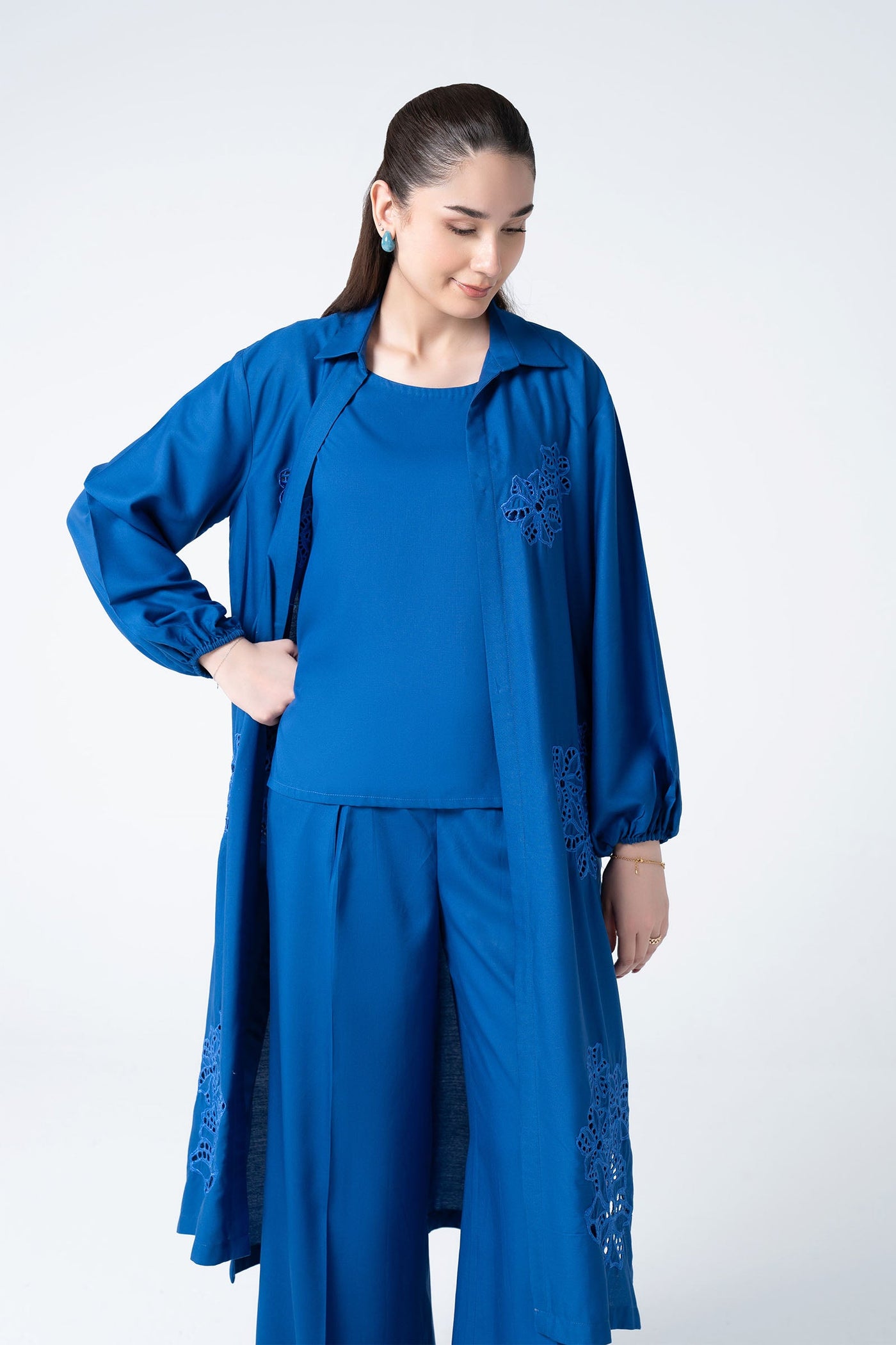 3 Pc Embroidered Ripstop Suit