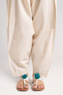Embroidered Cambric Shalwar
