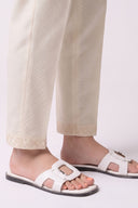 Embroidered Khaddar Trouser