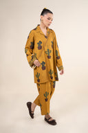 2 Pc Printed Twill Suit