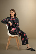 2 Pc Printed Twill Suit