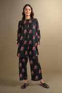 2 Pc Printed Twill Suit