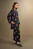 2 Pc Printed Twill Suit