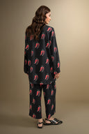2 Pc Printed Twill Suit