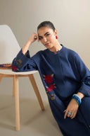 Embroidered Slub Khaddar Shirt
