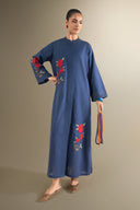 Embroidered Slub Khaddar Shirt