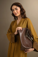 2 Pc Dyed Karandi Suit