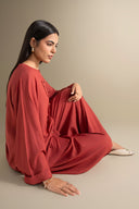 2 Pc Dyed Karandi Suit