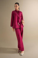 2 Pc Dyed Khaddar Jacquard Suit