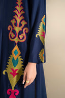 2 Pc Embroidered Cotton Dobby Suit