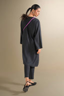 2 Pc Printed Twill Suit