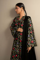 2 Pc Embroidered Cambric Suit