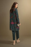 2 Pc Printed Twill Suit
