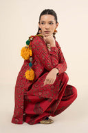 2 Pc Embroidered Karandi Suit