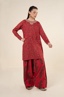 2 Pc Embroidered Karandi Suit